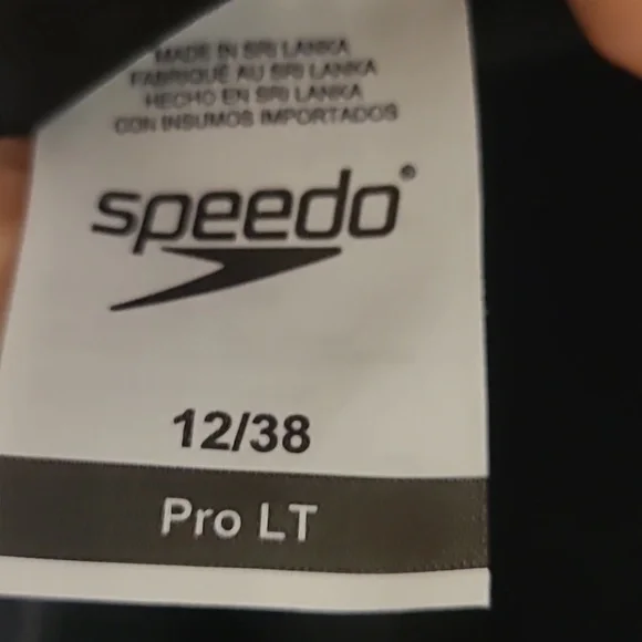 New Speedo proLT Black 12/38 - Picture 4 of 5